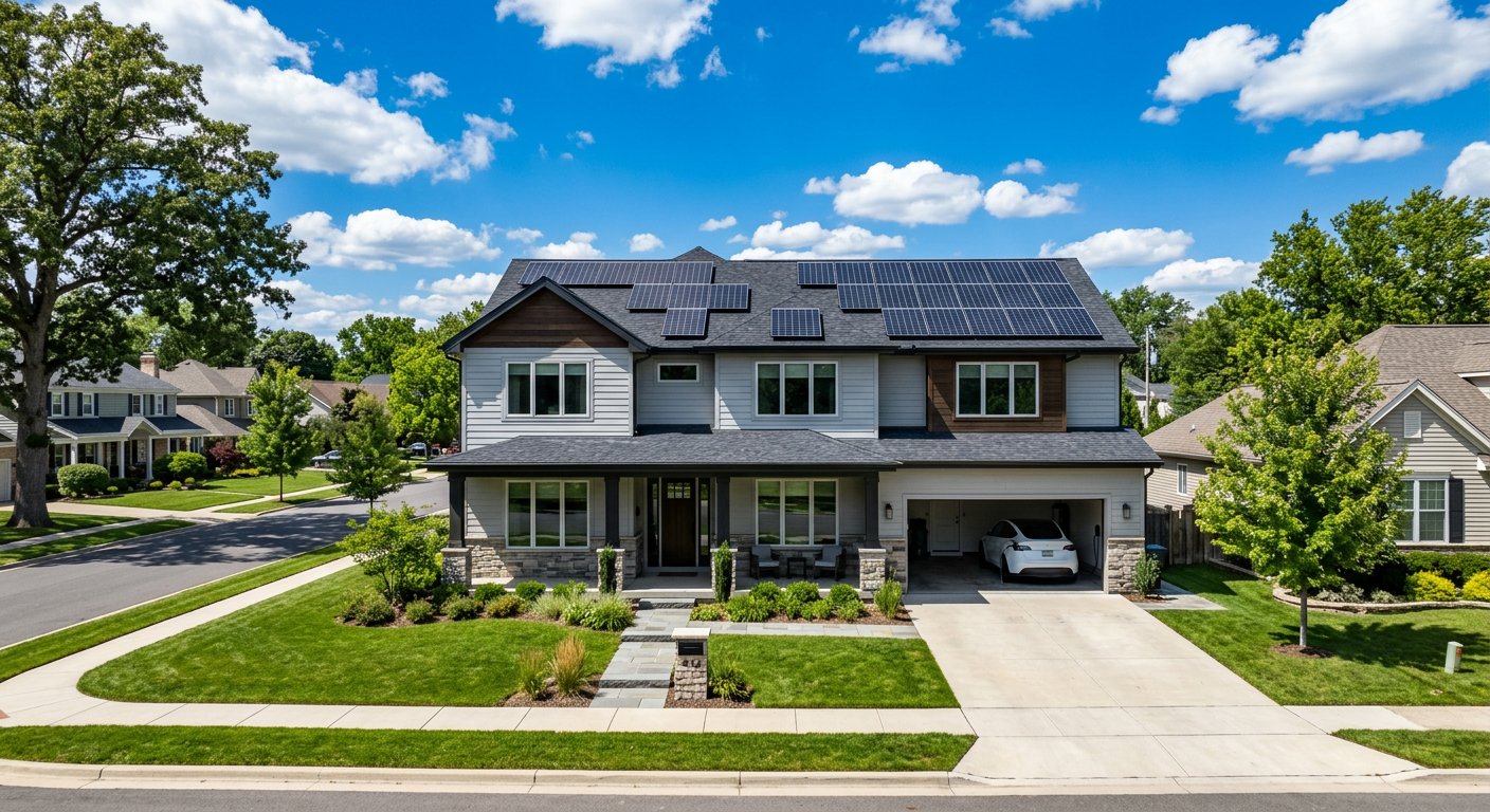Solar panel installation